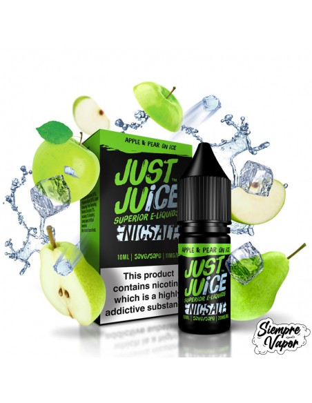 Just Juice - Apple & Pear On Ice Nic Salt 10ML