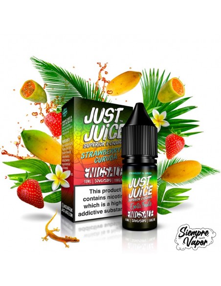 Just Juice - Strawberry & Curuba Nic Salt 10ML Exotic Fruit