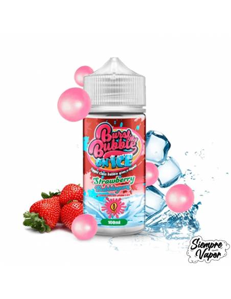 Burst My Bubble On Ice Strawberry Bubblegum 100ml