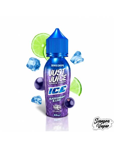 Just Juice Ice Blackcurrant Lime 50ml
