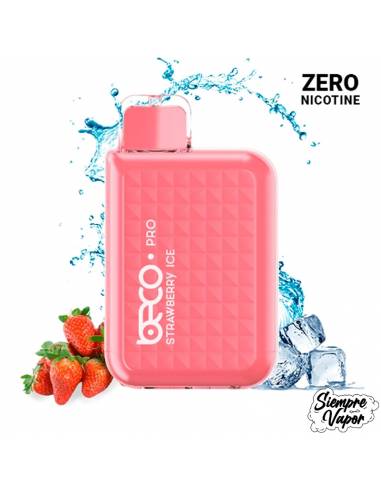 Vaptio Strawberry Ice Beco Pro Cero Nicotina 6000