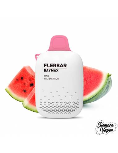 Flerbar Pink Watermelon Baymax Cero Nicotina 3500