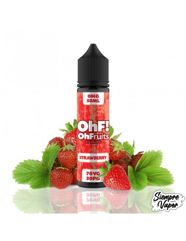 Strawberry 50ML, sabor fresa, frutos del bosque | Siempre Vapor
