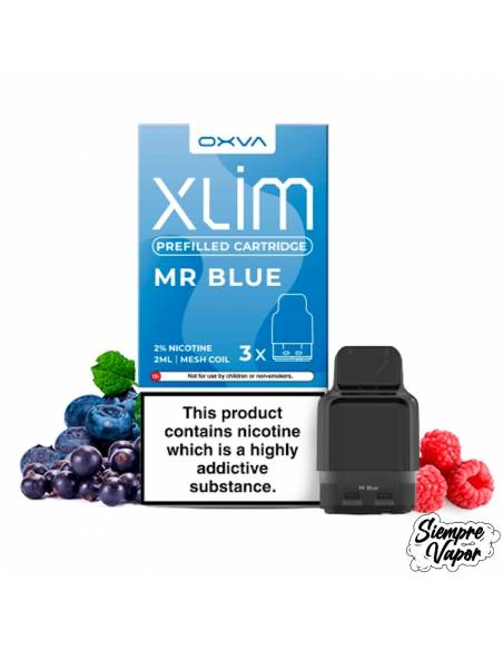 Sales Xlim Prefilled Cartridge Mr Blue 20mg | Siempre Vapor