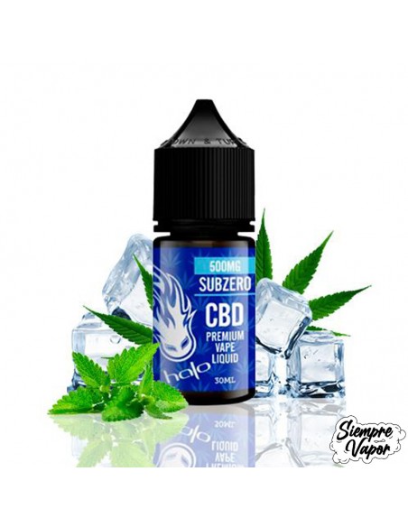 CBD Subzero de Halo, puro frio y menta de 30 ml| Siempre Vapor