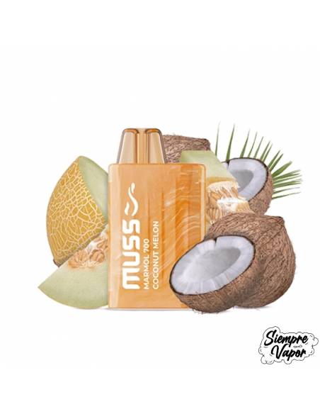 Pod 700 Disposable Coconut Melon 20mg - Muss Marmol