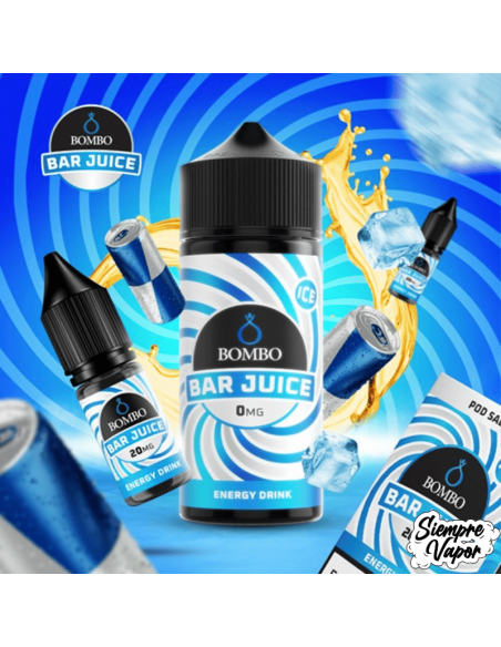 Energy Drink Ice 24ml Longfill Bombo Bar Juice