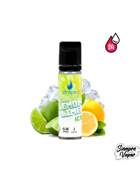 Lemon Lime Ice All In 10ml Drops 10mg
