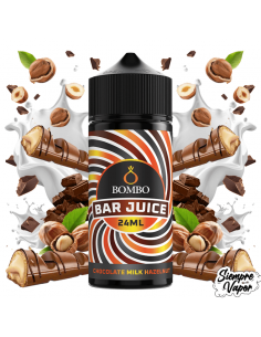 Aroma Bombo Bar Juice Chocolate Milk Hazelnut 24ml Longfill | Siempre Vapor