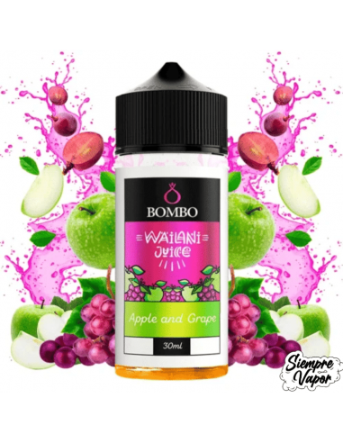 Aroma Apple and Grape Wailani Juice by Bombo – Longfill 30ml | Siempre Vapor