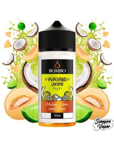 Melon, Lime and Coco 30ml Longfill Wailani Juice by Bombo