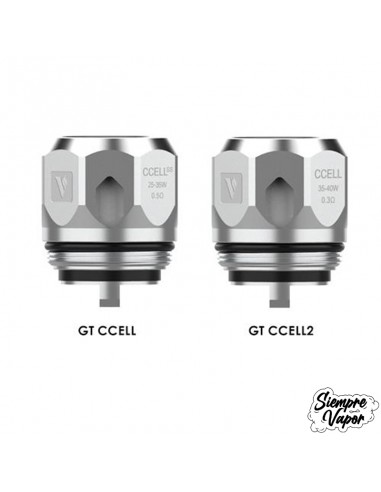 Resistencias GT CCELL de Vaporesso, Calidad y duración | Siempre Vapor