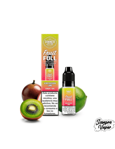 Full Kiwi Passion Lime, kiwi, maracuyá y lima ideales | siemprevapor