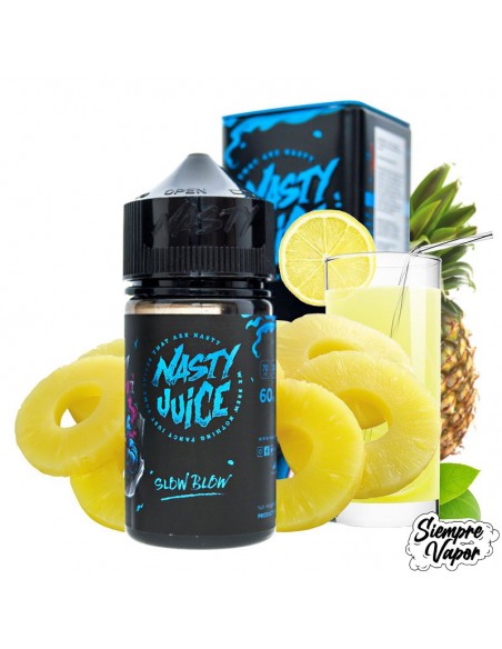 Slow Blow 50ML, sabor Zumo de Piña recién hecho | Siempre Vapor
