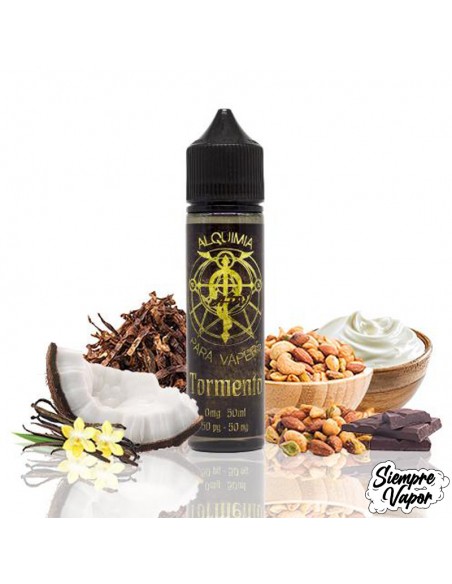 Tormento 50ML, Tabaco Suave, Vainilla, Coco, Chocolate | Siempre Vapor