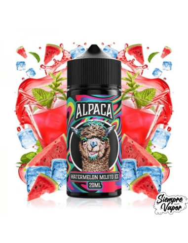 Alpaca Watermelon Mojito Ice 20ml Longfill Alpaca