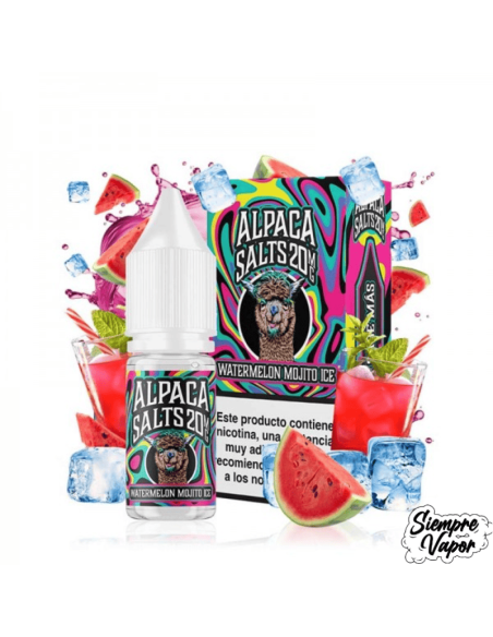 Sales Watermelon Mojito Ice 10ml Alpaca Salts